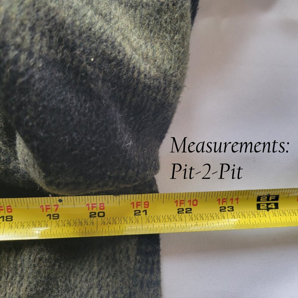 LAST CALL -Weatherproof Green Plaid Vegan Leather Mid Length Coat (Size: L) - Picture 12 of 16